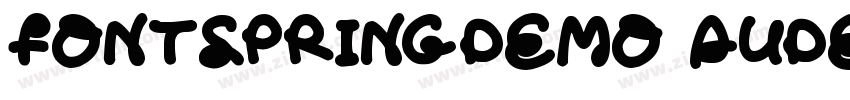 FONTSPRINGDEMO Audel字体转换